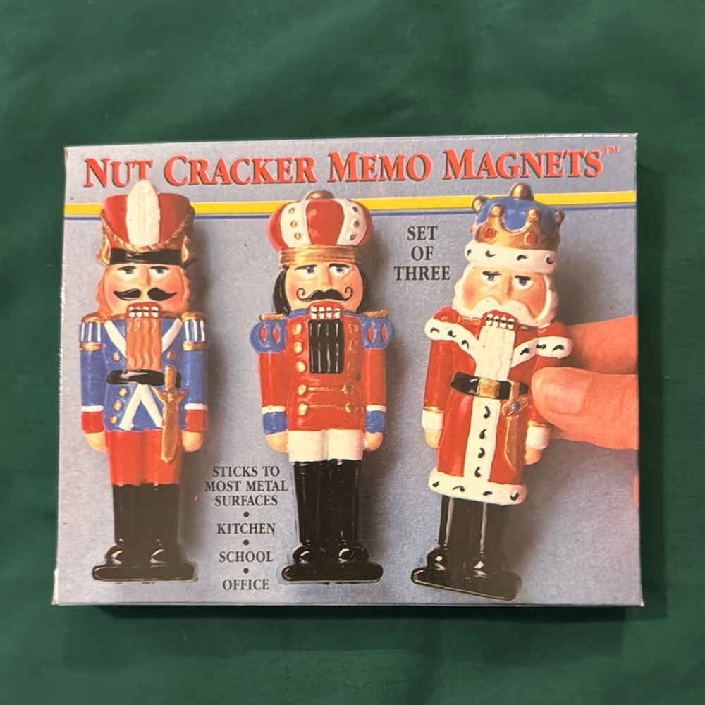 Nut Cracker Memo Magnets